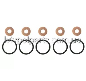 Ремкомплект Ущільнювачі Тнвд Land Rover Dicovery Ii 2,5Td5 1998-,Defender 2,5Td5 1998- 5 X Oring Wtryskiwacza,5 X Miedziana Podkьadka  Виробник NTY BWP-LR-000 номер OE ERR6417 Ремкомплект Ущільнювачі Тнвд Land Rover Dicovery Ii 2,5Td5 1998-,Defender 2,5Td5 1998- 5 X Oring Wtryskiwacza,5 X Miedziana Podkьadka  Виробник NTY BWP-LR-000 номер OE ERR6417