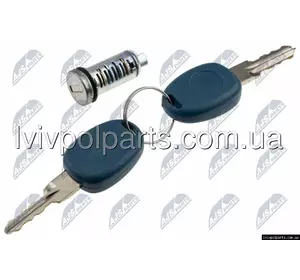 Вклад замка 2 ключі лівий/правий синій OE 71771348 Fiat Panda 2003-,Doblo 2001-,Punto II 1999- Вклад замка 2 ключі лівий/правий синій OE 71771348 Fiat Panda 2003-,Doblo 2001-,Punto II 1999-