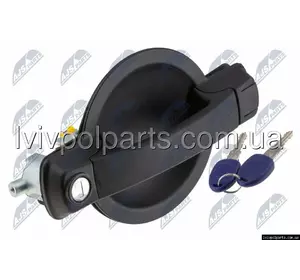 Ручка зовнішня розсувної дверки OE код 735309962 Fiat Doblo 2000-2010/Лівий+ 2 Ключі/ Ручка зовнішня розсувної дверки OE код 735309962 Fiat Doblo 2000-2010/Лівий+ 2 Ключі/