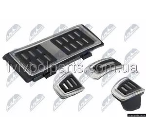 Накладки на педалі OE код 5Q0721131A Audi A3 2013-,Seat Leon 2013-,Skoda Octavia 2014-,Vw Arteon 2017-,Vw Golf 2013-,Passat B8 2014-/Механіка/ Накладки на педалі OE код 5Q0721131A Audi A3 2013-,Seat Leon 2013-,Skoda Octavia 2014-,Vw Arteon 2017-,Vw Golf 2013-,Passat B8 2014-/Механіка/