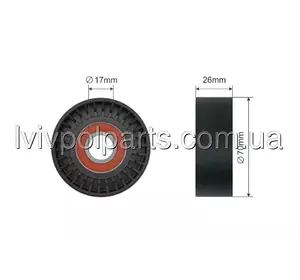 Ролик Натяжного Механізму Bmw 3 (E46), 5 (E39), 7 (E38) 2,5-3,0D Виробник NTY RNK-BM-071 номер OE 500074 Ролик Натяжного Механізму Bmw 3 (E46), 5 (E39), 7 (E38) 2,5-3,0D Виробник NTY RNK-BM-071 номер OE 500074