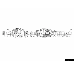 Піввісь привід OE код 3273PR Peugeot 807 2.0Hdi 06-, Citroen C8 2.0,2.0Hdi 06-, Fiat Ulysse 2.0D Multijet 06-, Lancia Phedra 2.0D Multijet, 2.0Jtd 06- /Права,Мкп/ Піввісь привід OE код 3273PR Peugeot 807 2.0Hdi 06-, Citroen C8 2.0,2.0Hdi 06-, Fiat Ulysse 2.0D Multijet 06-, Lancia Phedra 2.0D Multijet, 2.0Jtd 06- /Права,Мкп/