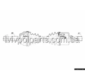 Піввісь привід OE код 1369962080 Citroen Jumper 3.0Hdi 06-, Peugeot Boxer 3.0Hdi 06-, Fiat Ducato 3.0D Multijet 06- /Ліва,Мкп6/ Піввісь привід OE код 1369962080 Citroen Jumper 3.0Hdi 06-, Peugeot Boxer 3.0Hdi 06-, Fiat Ducato 3.0D Multijet 06- /Ліва,Мкп6/